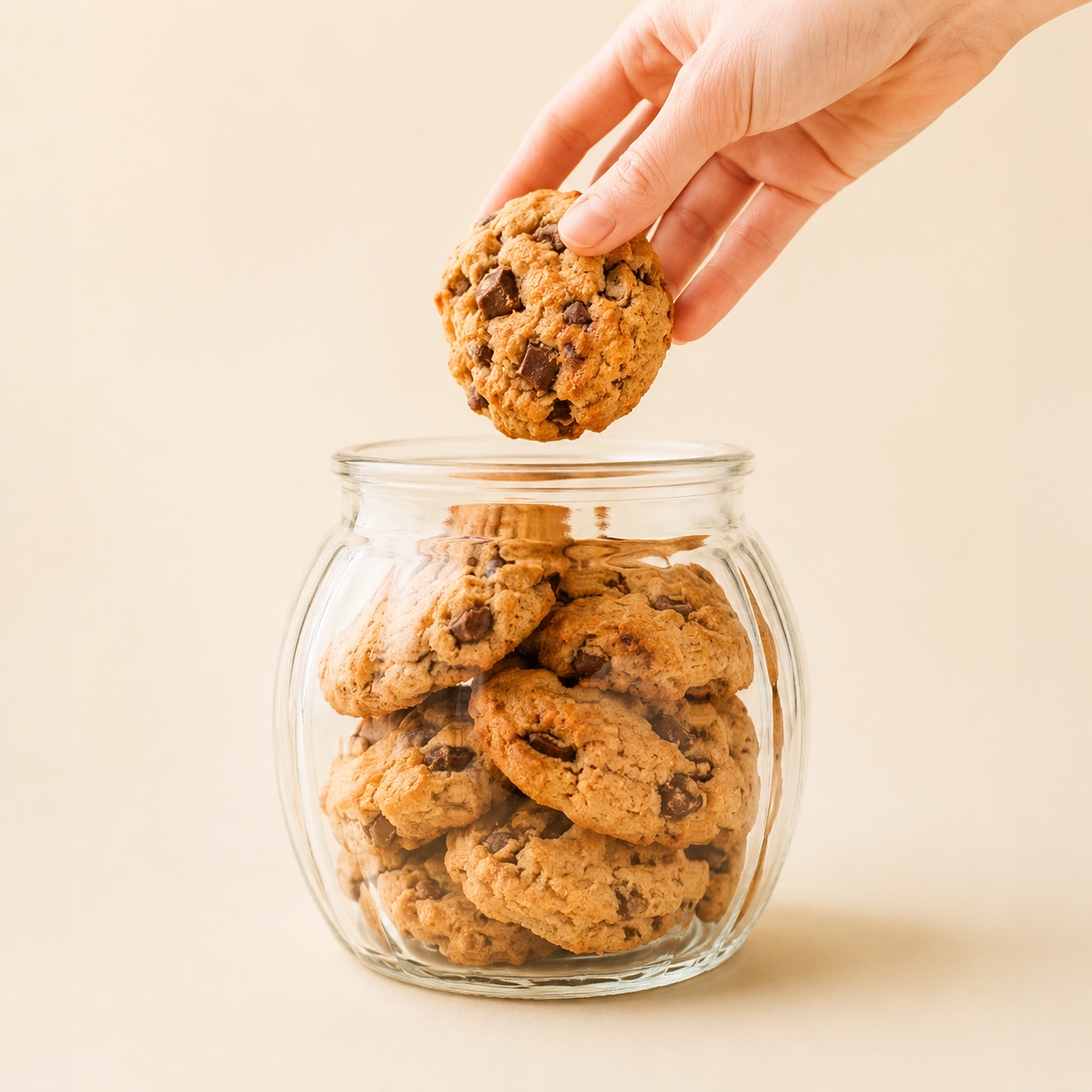 Galletas saludables en frasco